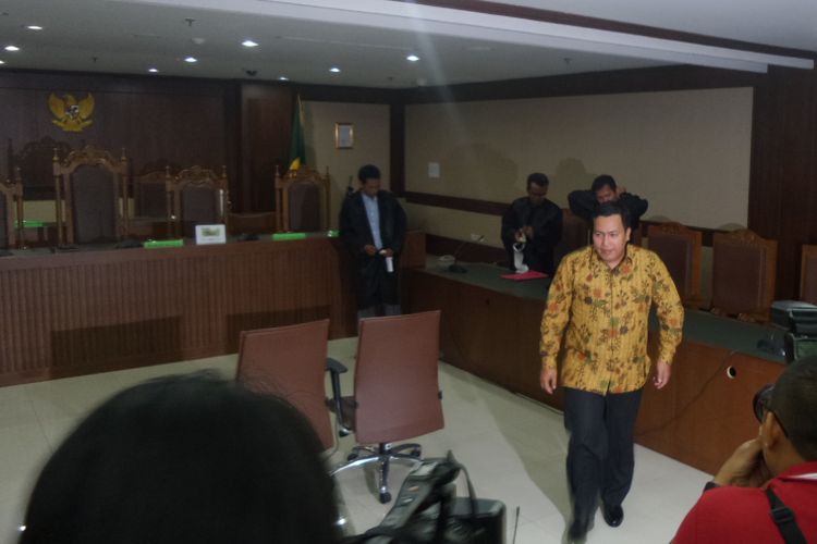 Direktur PT Mahkota Negara, Marisi Matondang, divonis 3 tahun penjara oleh majelis hakim pada Pengadilan Tipikor Jakarta, Rabu (13/9/2017).