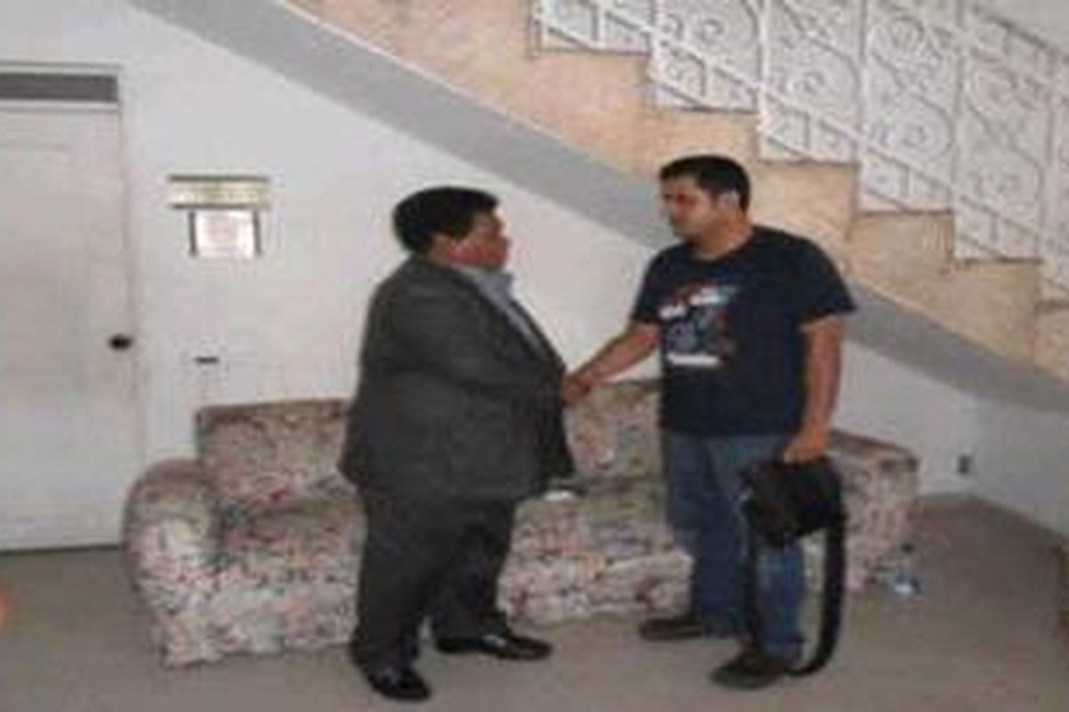 Tersangka kasus suap M Nazaruddin bersama Dubes RI di Kolombia Michael Manufandu