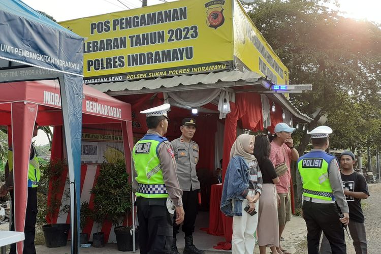 Kondisi Pospam Jembatan Kali Sewo, Sukra, Indramayu, Jawa Barat