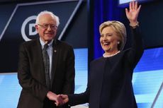 Hillary Disebut Cetak Sejarah, Kemarahan Selimuti Kubu Bernie Sanders 