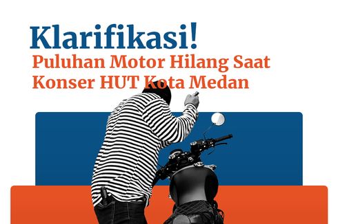 INFOGRAFIK: Benarkah 63 Sepeda Motor Dicuri Saat Perayaan HUT Kota Medan?