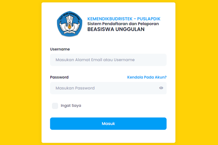 Cara membuat akun untuk mendaftar beasiswa Unggulan 2022 Kemendikbud Ristek terbuka hingga 23 Oktober 2022 mendatang.