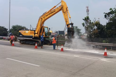 Hati-hati, Hari Ini ada Perbaikan Jalan Tol Jagorawi