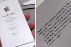 Balenciaga Pakai iPhone Rusak untuk Mengundang Tamu ke Paris Fashion Week