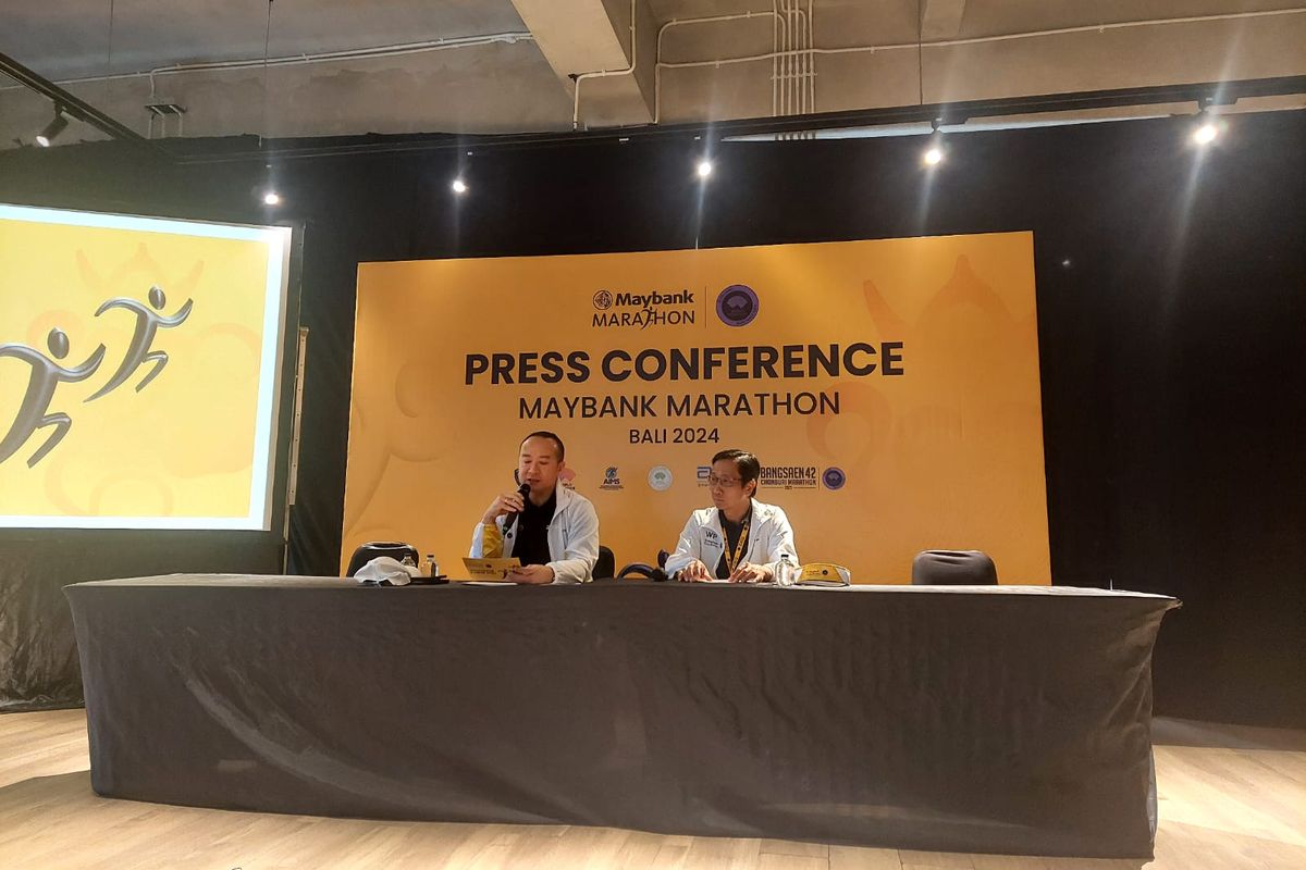 Konferensi pers Maybank Marathon