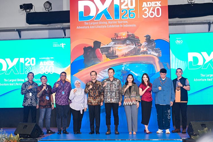 Pembukaan pameran Deep and Extreme Indonesia (DXI) 2026 hari pertama, di Hall B Jakarta Internasional Conventions Center (JICC) Senayan, Kamis (23/4/2026). 
