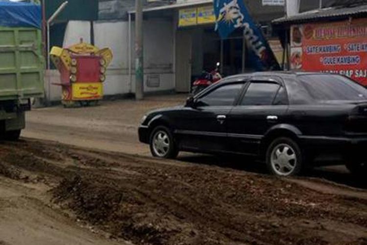 Kondisi terkini wisata Jeglongan Sewu yang ada di Jalan Raya Manyar, Gresik.