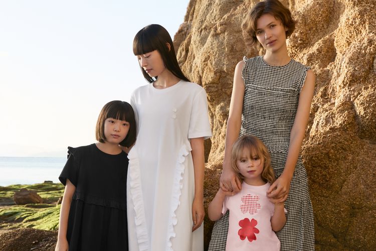 Cecilie Bahnsen mendesain koleksi baju perempuan dan anak untuk UNIQLO.