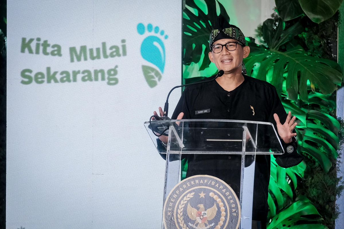 Menteri Pariwisata dan Ekonomi Kreatif, Sandiaga Uno. 