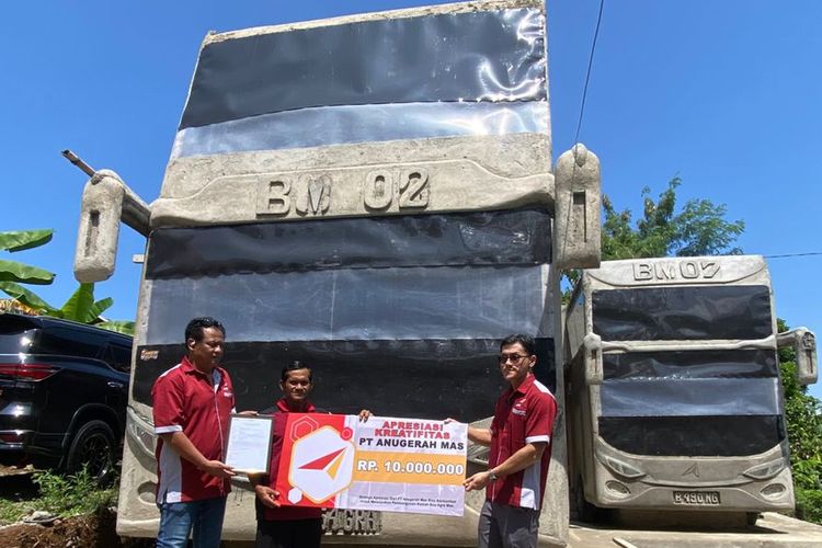 Rumah Bentuk Bus di Wonogiri Dapat Bantuan Rp 10 Juta dari PO Agra Mas
