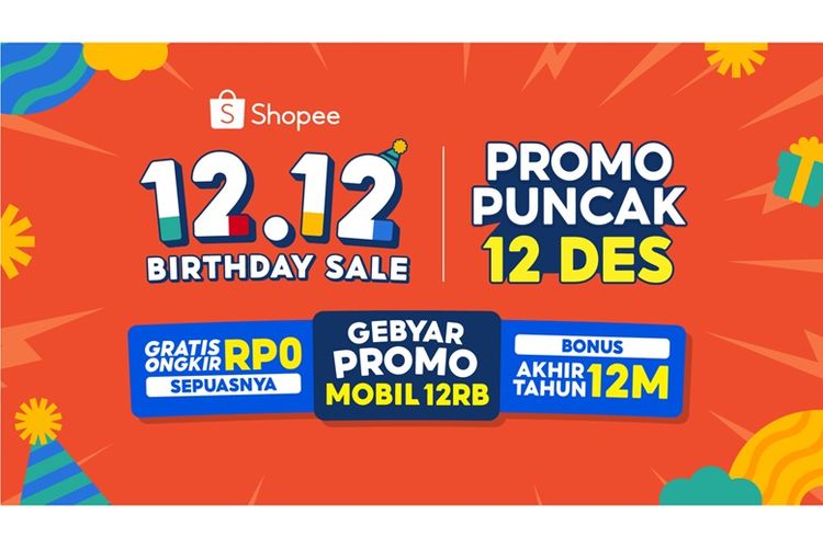 Promo 12.12 Birthday Sale dari Shopee.