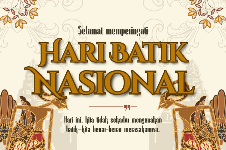 100 Ucapan Hari Batik Nasional 2026, Cocok untuk Status dan Caption