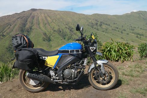 Motor Yamaha Yard Built Indonesia Dibuat Touring Bandung-Bali