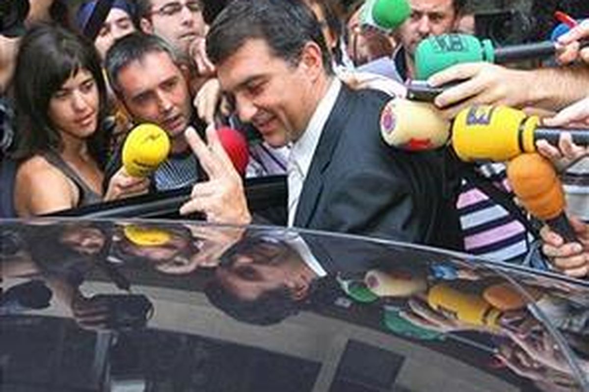 Presiden Barcelona, Joan Laporta.