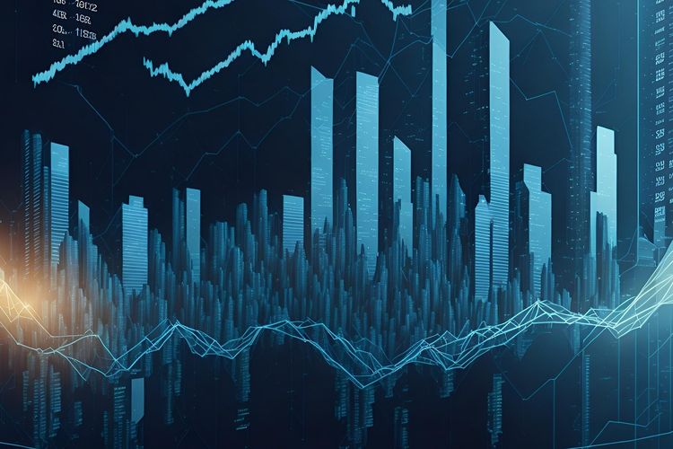 Ilustrasi pasar saham. 