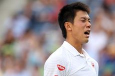 Bahkan Nishikori Pun Emosi dan Membanting Raket