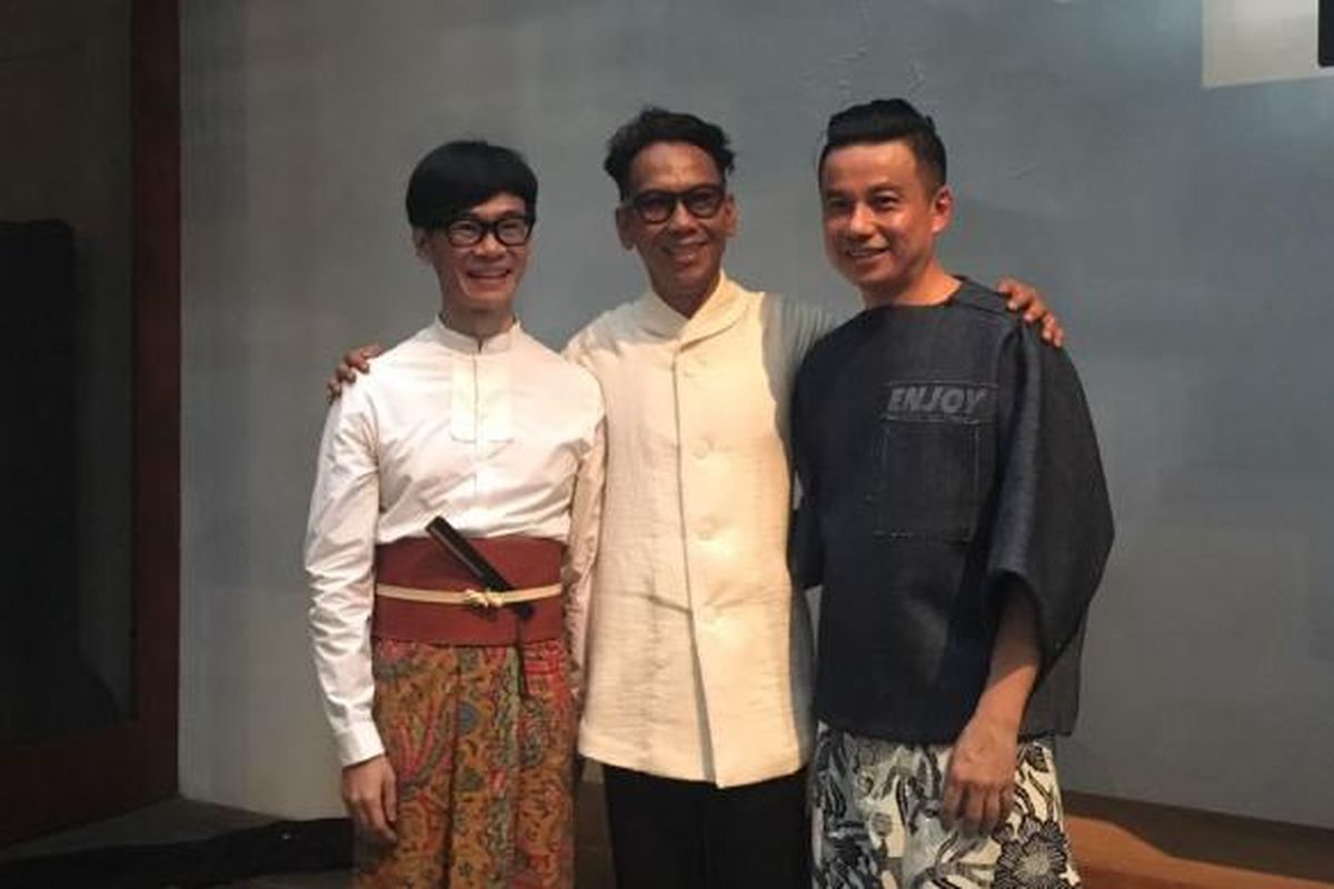 Kiri ke kanan: Didi Budiardjo, Edward Hutabarat, dan Adrian Gan