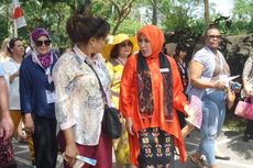 Saat Istri Kapolri Ajak Istri Para Delegasi Interpol Keliling Bali...