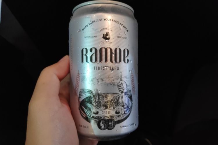 Ramoe, minuman lokal rasa bir tanpa alkohol. 