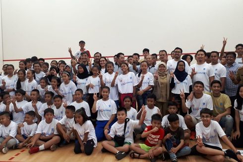 Ratusan Atlet Bersaing di Turnamen  Squash Open 2019