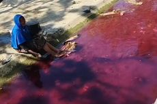 15 Kg Pewarna Batik Kedaluwarsa dalam Kasus Air Sungai Berwarna Merah