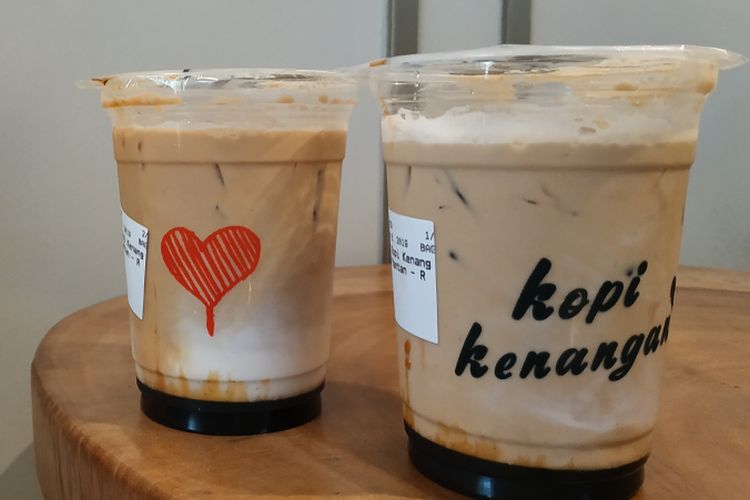 Ilustrasi es kopi di Kopi Kenangan, (9/9/2019).