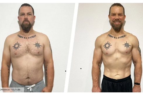 Cerita Pria 44 Tahun Turunkan Bobot 18 Kg dan Sukses Membangun Otot 