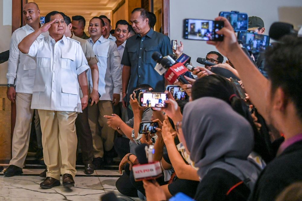 Menunggu Dukungan PSI, Prabowo: Kakanda Sudah Sama Kita Kalau Adiknya Enggak Ya Kebangetan