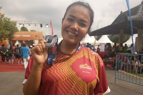 Kisah Kristine, Hamil 8 Bulan Menaklukkan 10K Borobudur Marathon 2018