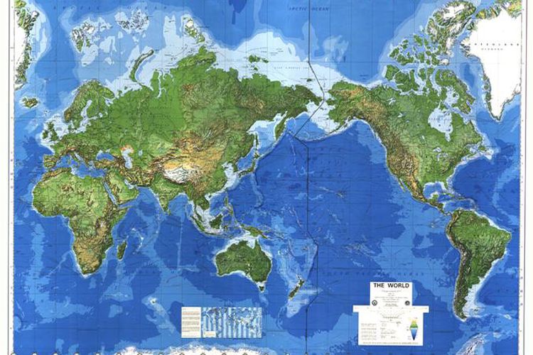 Peta dunia negara dengan durasi puasa terpendek dan terpanjang di dunia 