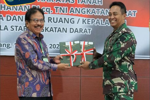 TNI AD Terima 9 Sertifikat Tanah Hak Pakai 