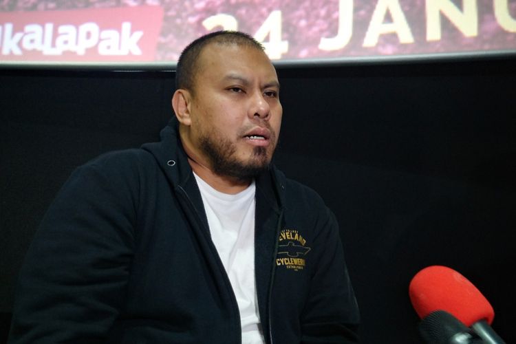 Sutradara Joko Anwar dalam peluncuran trailer film Orang Kaya Baru di CGV FX Sudirman, Jakarta Pusat, Selasa (11/12/2018).