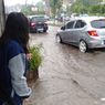 Hujan Guyur Kota Bekasi, Jalan Depan Polsek Jatisampurna Terendam