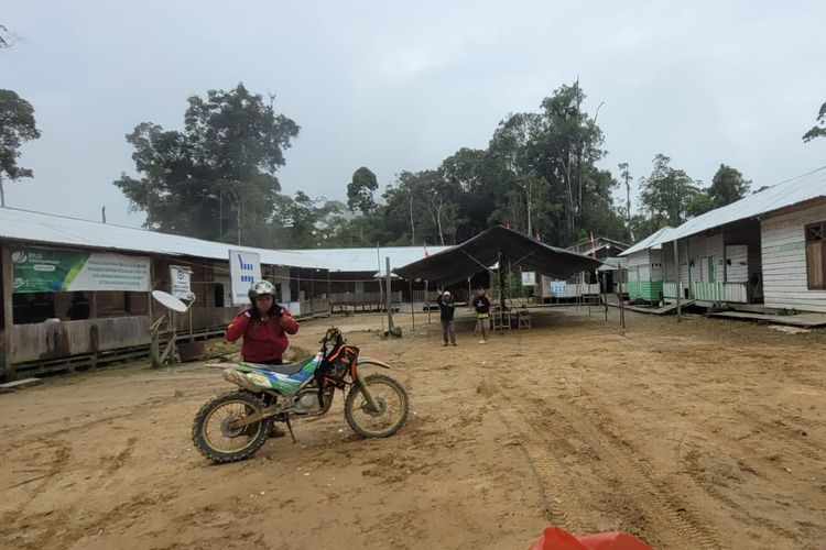 Kamp PT Modern di Semamu, Malinau, Kalimantan Utara, pada ketinggian 800 Mdpl