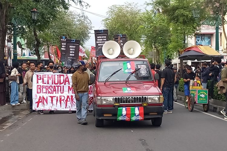 Demo 28 Oktober di Jogja: Massa Tuntut UMR Jadi Rp4,6 Juta hingga Usut Kasus Mandala Krida