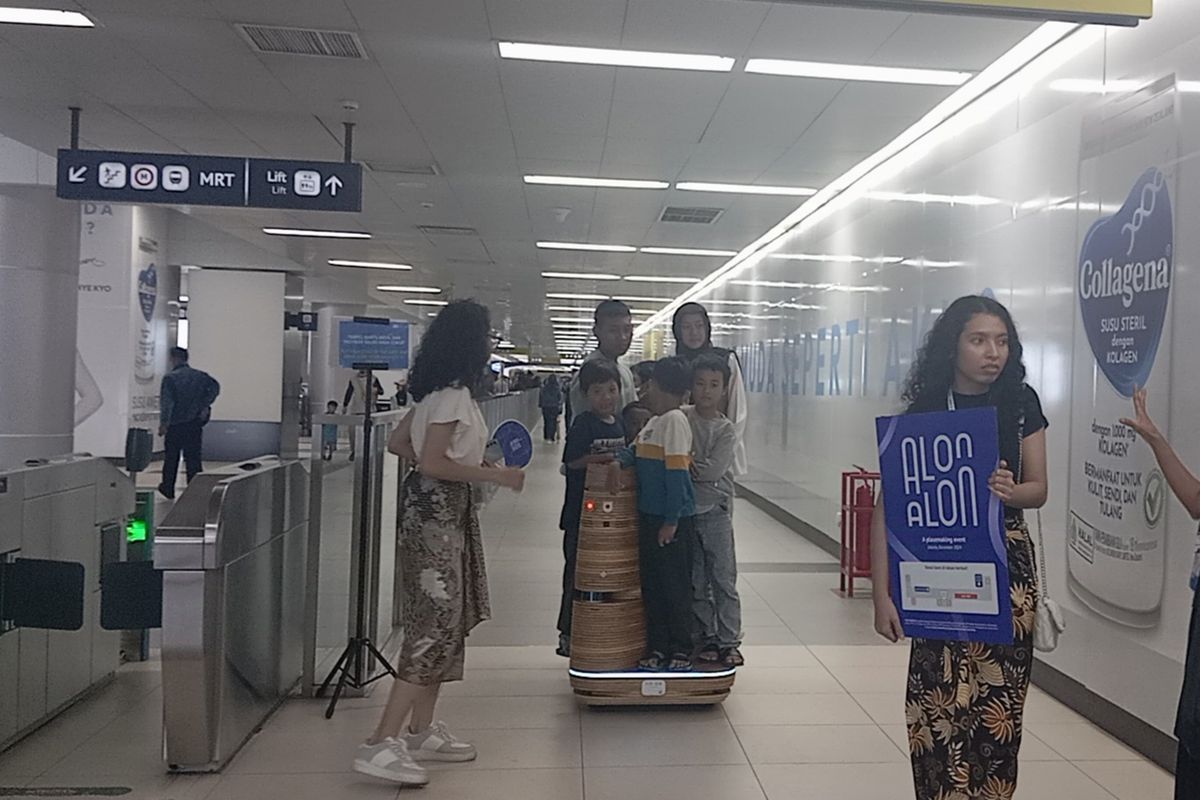 Alat Mobilitas Diuji Coba di Stasiun MRT agar Ruang Kosong Lebih Hidup