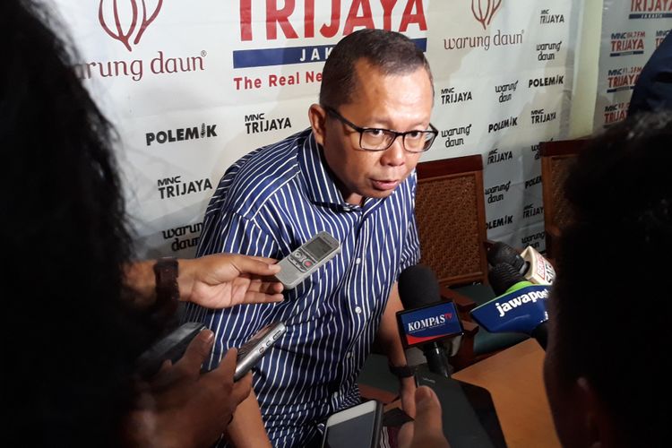 Anggota Fraksi PPP Arsul Sani di Cikini, Jakarta Pusat, Sabtu (17/2/2018).