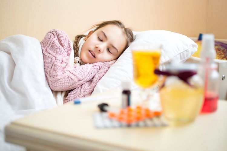 Ilustrasi flu. Meski gejalanya tampak serupa, super flu dan flu biasa memiliki risiko berbeda pada pasien dengan penyakit penyerta.