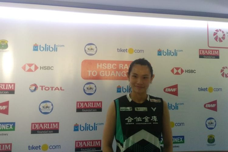 Pebulu tangkis tunggal putri Taiwan, Tai Tzu Ying. 