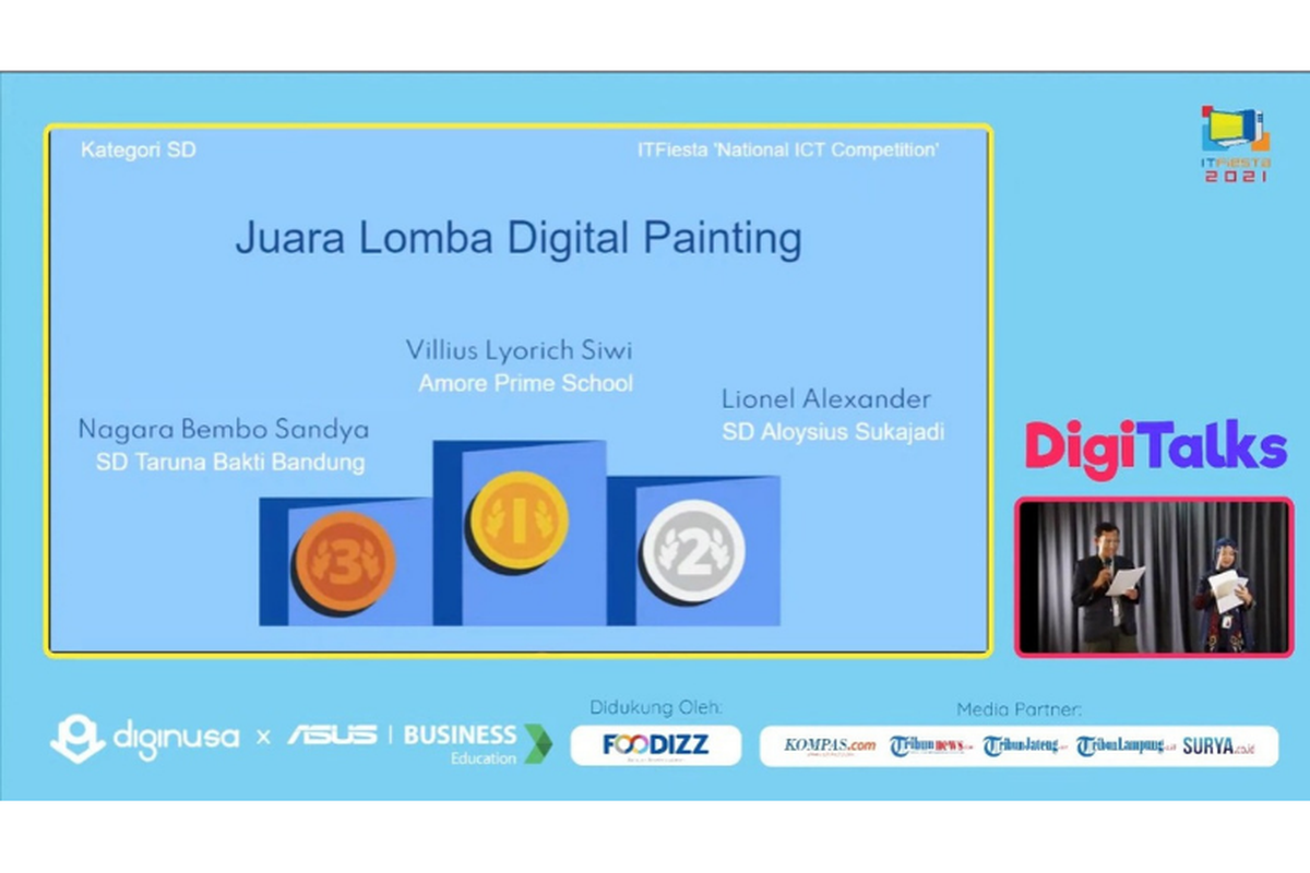 Para pemenang di event ITFiesta. 
