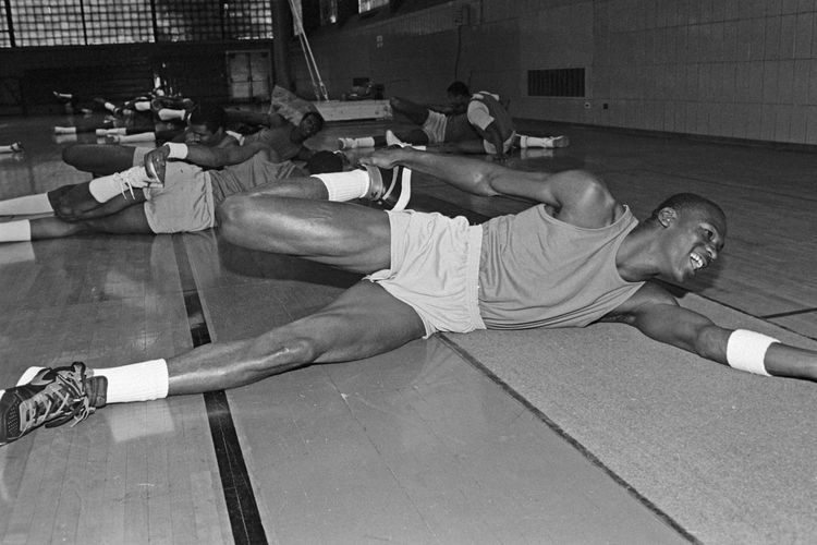 Michael Jordan saat melakoni masa rookie-nya di Bulls, Chicago. 