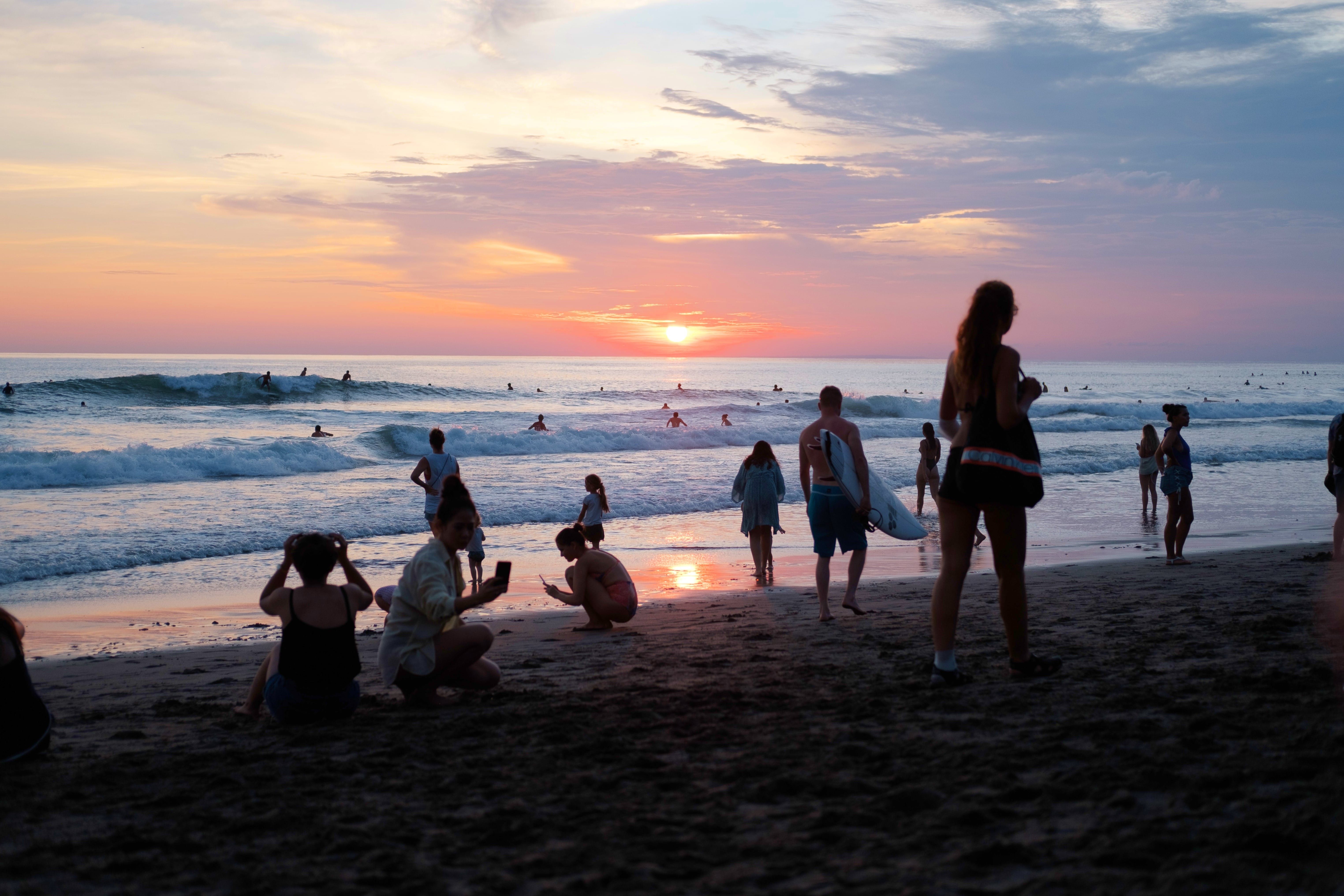 Banyak Turis Asing di Bali 