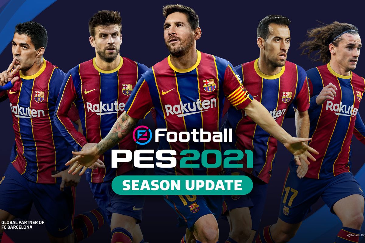 Ilustrasi poster game eFootball PES 2021