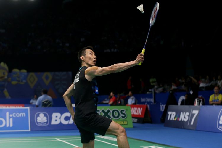 Pemain tunggal putra Malaysia, Lee Chong Wei  KOMPAS IMAGES/KRISTIANTO PURNOMO