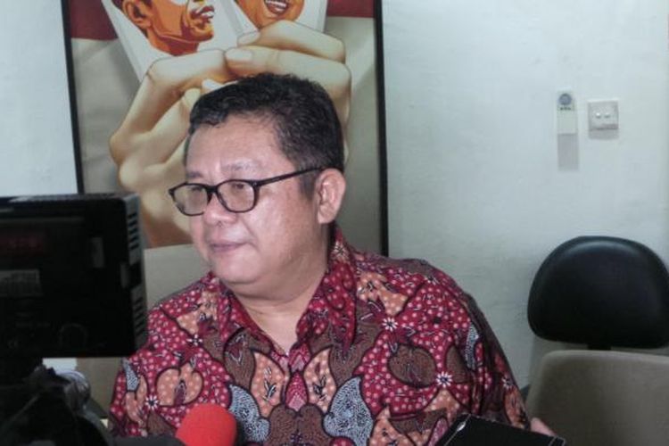 Wakil Direktur Relawan Jokowi-Maruf Muhammad Yamin saat menjabat Ketua Seknas Jokowi pada 2014. 