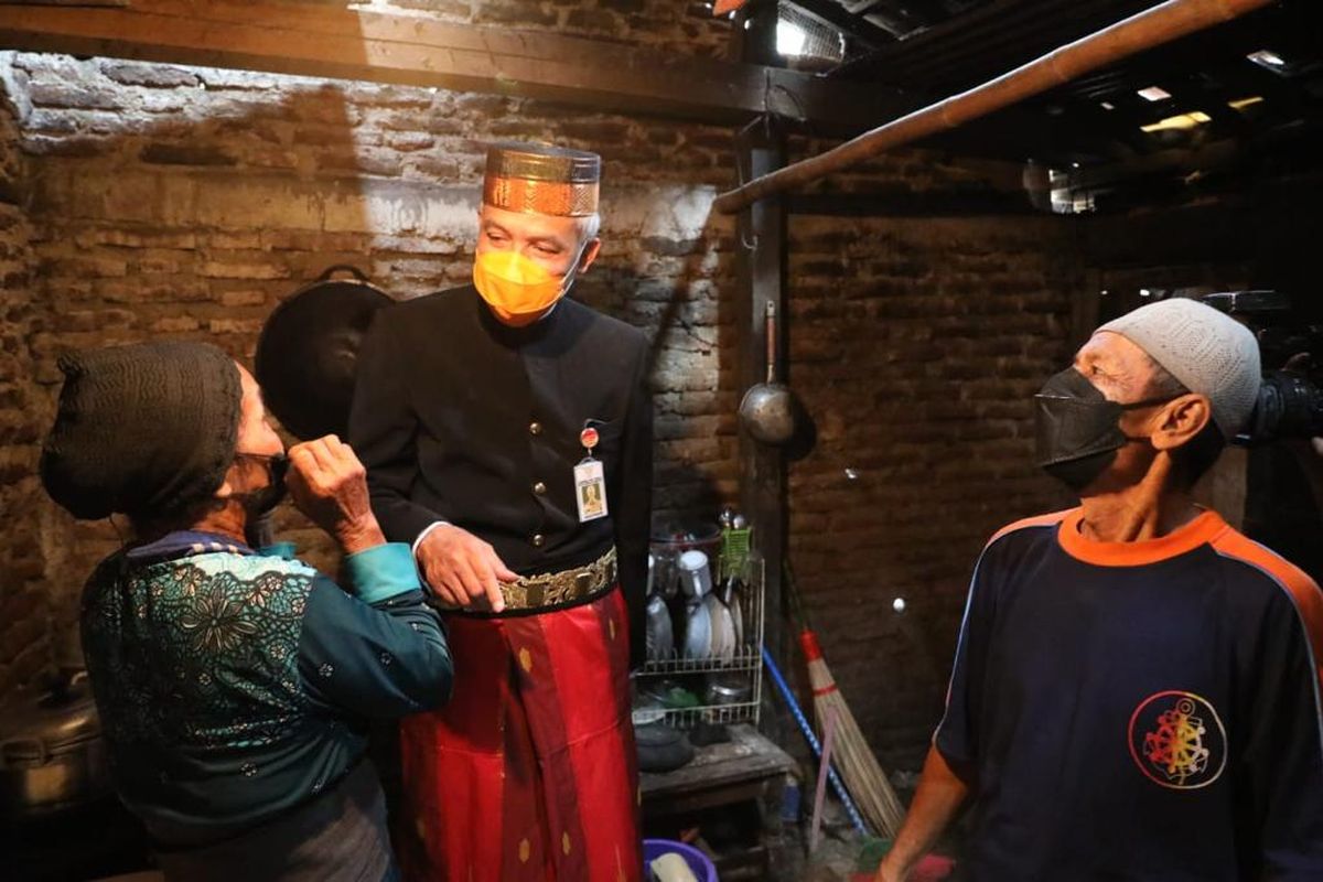 Gubernur Jawa Tengah (Jateng) Ganjar Pranowo.