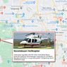 Helikopter Kemenhub Terguling Saat Jalani Latihan di Bandara Budiarto