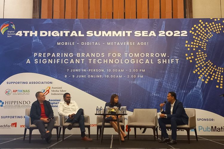 Gelaran 4th Digital Summit Sea 2022, Selasa (7/6/2022).