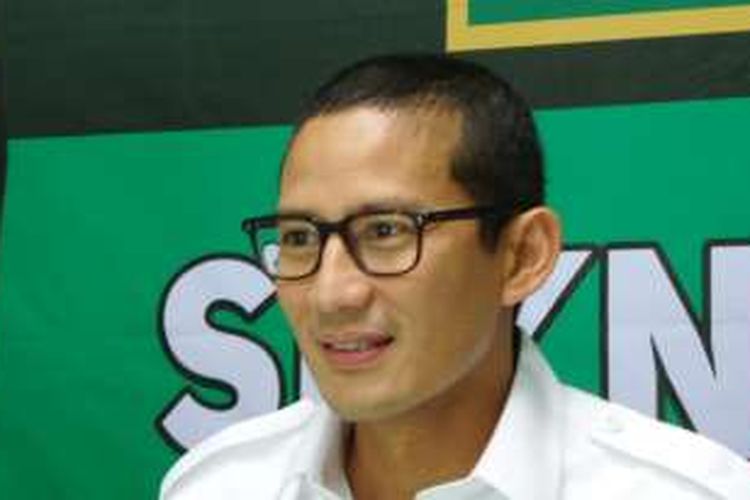 Bakal calon gubernur DKI Jakarta Sandiaga Uno