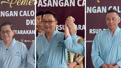 Pramono-Rano, RK-Suswono, dan Dharma-Kun Ditetapkan Jadi Cagub-Cawagub Jakarta